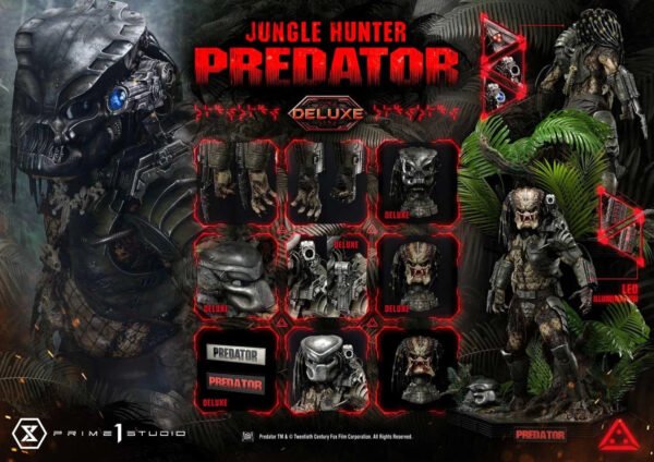 2024 Prime 1 Museum Masterline Predator (Film) Jungle Hunter Predator DX Bonus Version 1/3 Scale Statue - Image 11
