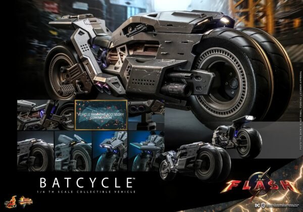 2024 Hot Toys The Flash: Batcycle Sixth Scale Figure Accessory - Image 8
