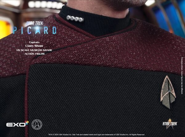 2024 Exo-6 Star Trek: Picard Captain Liam Shaw 1/6 Scale Figure - Image 5
