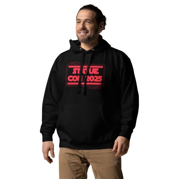 STATUECON 2025 RED Unisex Hoodie - Image 4