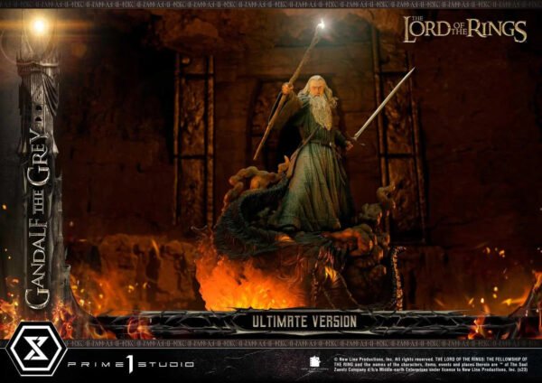 2024 Prime 1 Studio Premium Masterline The Lord of the Rings (Film) Gandalf the Grey Ultimate Version 1:4 Scale Statue - Image 4