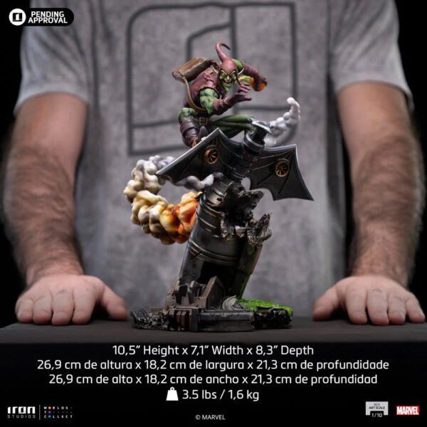2024 Iron Studios Marvel Comics Green Goblin Art Scale 1/10 Statue - Image 4