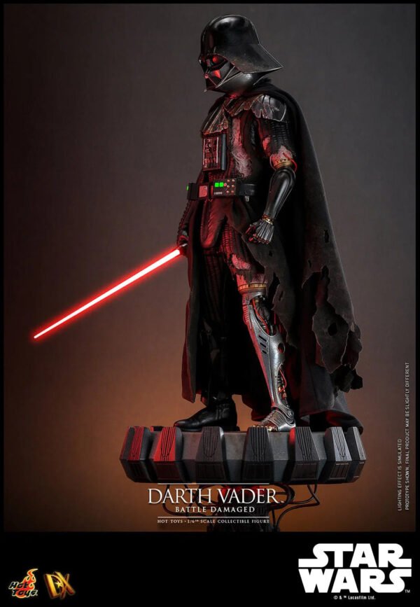 2024 Hot Toys Star Wars Darth Vader (Battle Damaged) Sixth Scale Figure - Image 2