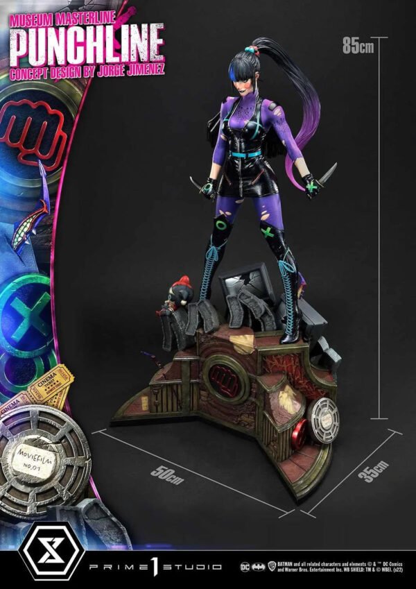 2024 Prime 1 Museum Masterline Batman (Comics) Punchline (Concept Design by Jorge Jimenez) DX Bonus Version 1:3 Scale Statue - Image 12