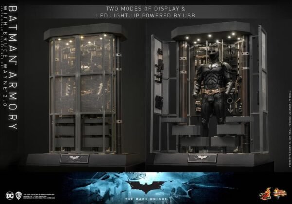 2024 Hot Toys Batman Armory with Bruce Wayne (2.0) Sixth Scale Figure Set