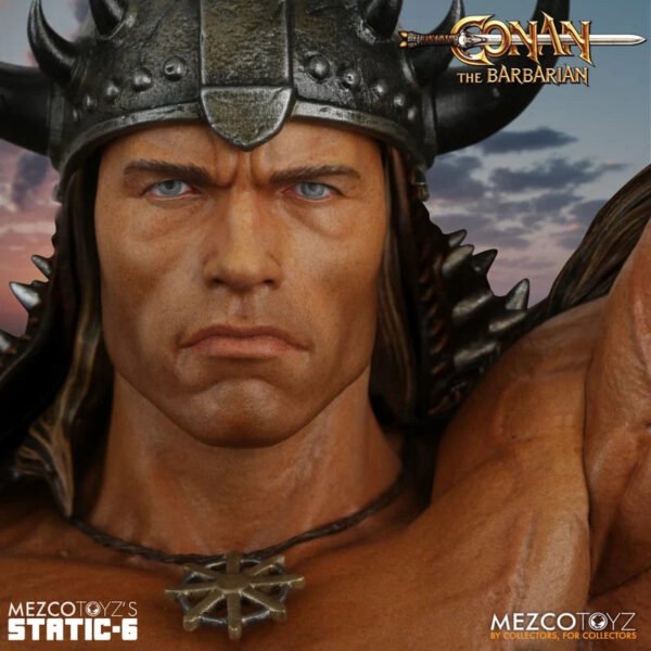 2024 Mezco Toyz Conan the Barbarian Static-6 Conan and Valeria 1/6 Scale Statue - Image 4