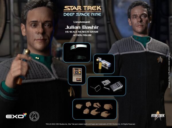 Exo-6 Deep Space Nine Julian Bashir (Standard Version) 1:6 Scale Figure - Image 5