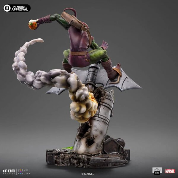 2024 Iron Studios Marvel Comics Green Goblin Art Scale 1/10 Statue - Image 3