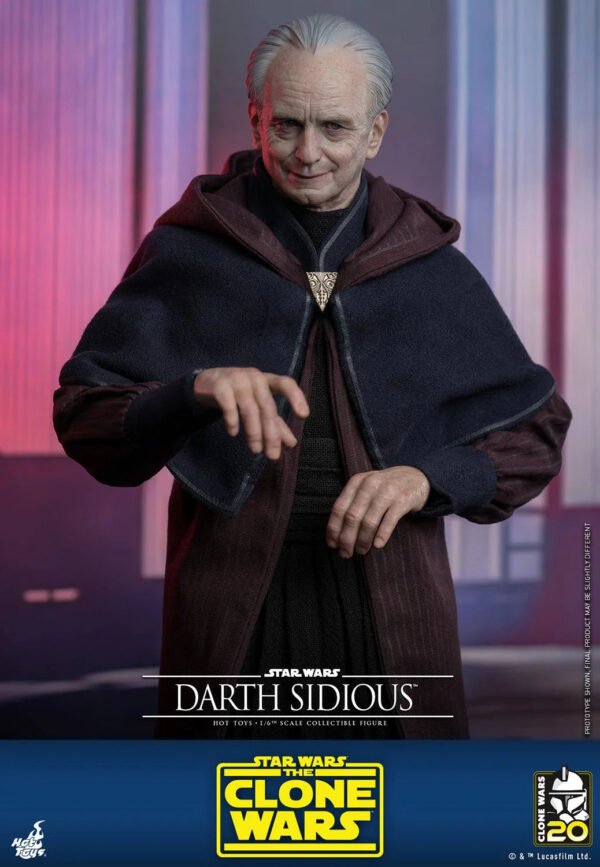 2024 Hot Toys Star Wars Darth Sidious Sixth Scale Figure - Image 6