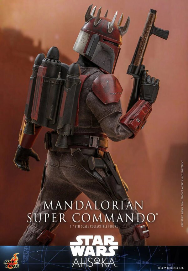 2024 Hot Toys Star Wars: The Clone Wars Mandalorian Super Commando Sixth Scale Figure - Image 7