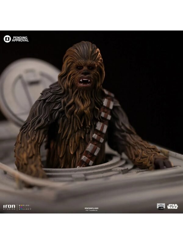 2024 Iron Studios Star Wars Return of the Jedi: AT-ST and Chewbacca 1/20 Demi Art Scale Statue - Image 3