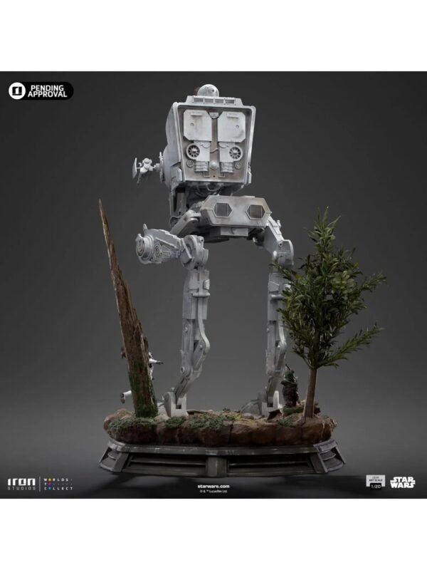 2024 Iron Studios Star Wars Return of the Jedi: AT-ST and Chewbacca 1/20 Demi Art Scale Statue - Image 7