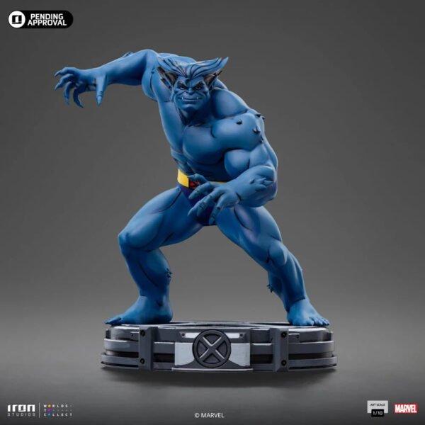 2024 Iron Studios Marvel Studios X-Men 97 Beast Art Scale 1/10 Statue - Image 2