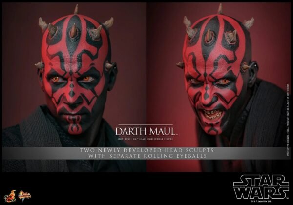 2024 Hot Toys Star Wars Episode I: The Phantom Menace Darth Maul Sixth Scale Figure - Image 8