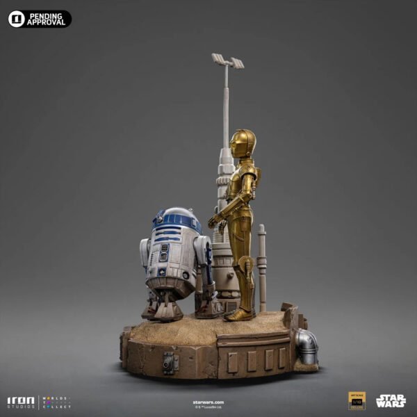 2024 Iron Studios Star Wars C-3PO and R2-D2 1/10 Deluxe Art Scale Statue - Image 3