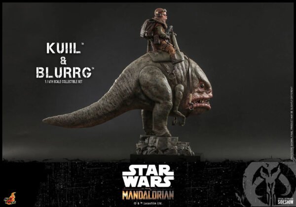 Hot Toys Star Wars The Mandalorian Kuiil & Blurrg Sixth Scale Figure Set - Image 5