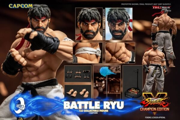 2024 Iconiq Studios Street Fighter V Battle Ryu Sixth Scale Figure - Image 10