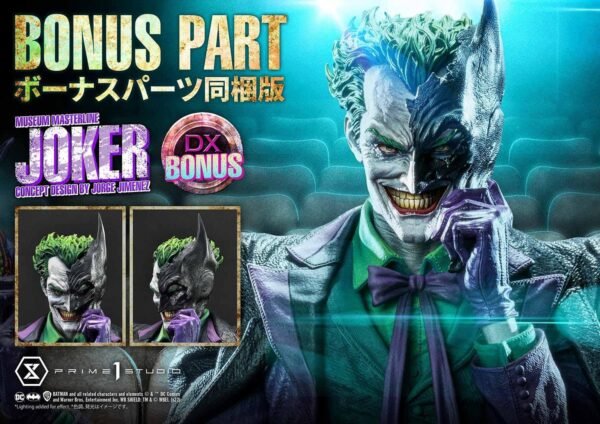2024 Prime 1 Studio Museum Masterline Batman (Comics) The Joker (Concept Design by Jorge Jimenez) 1/3 Scale DX Bonus Version Statue - Image 10