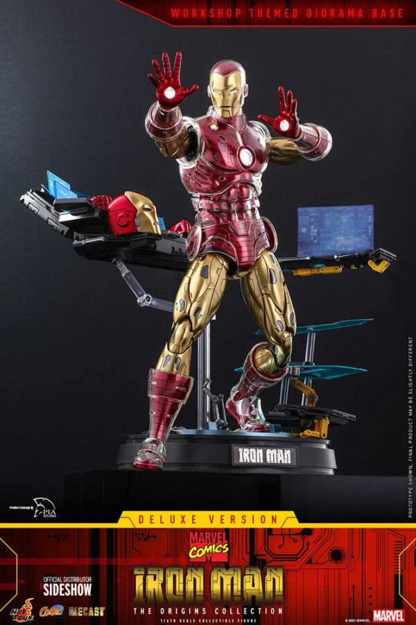 Hot Toys Iron Man the Origins Collection (Deluxe) Sixth Scale Figure - Image 4