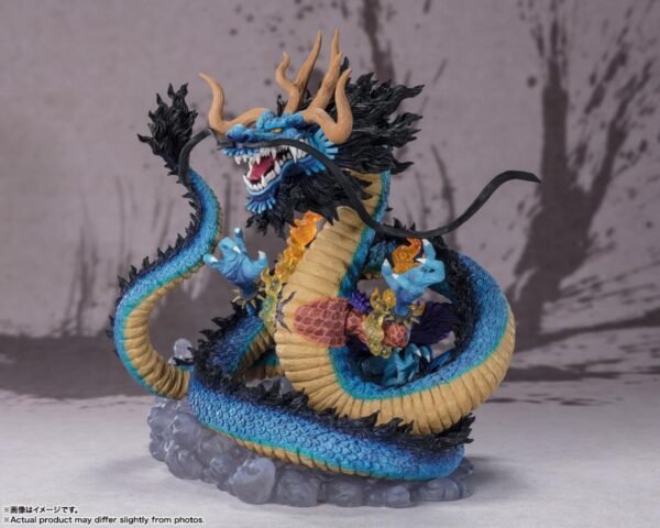 Tamashii Nations FiguartsZERO One Piece Kaido King of the Beasts Twin Dragons Statue - Image 3