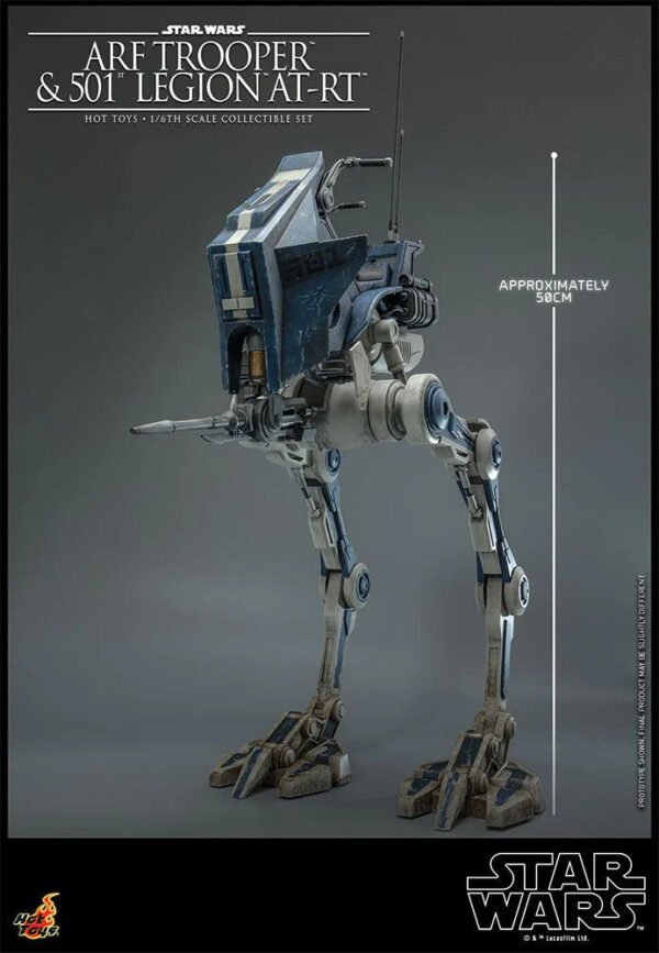 2024 Hot Toys Star Wars ARF Trooper and 501st Legion AT-RT Sixth Scale Figure - Image 2