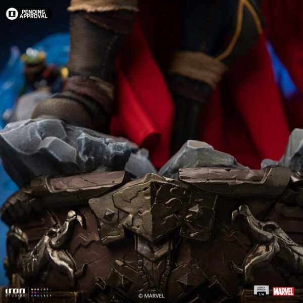 2024 Iron Studios Marvel Comics Thor Unleashed 1/4 Scale Statue - Image 4