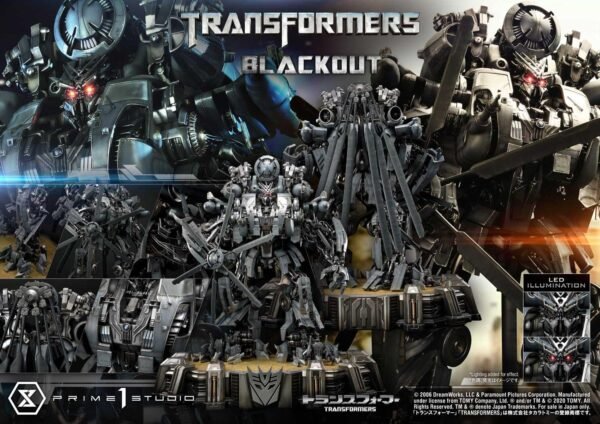 2024 Prime 1 Studio Museum Masterline Transformers (Film) Blackout Statue - Image 11