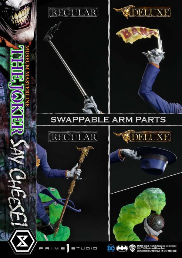 2024 Prime 1 Museum Masterline Batman (Comics) The Joker Say Cheese! Deluxe Bonus Version 1/3 scale Statue - Image 10