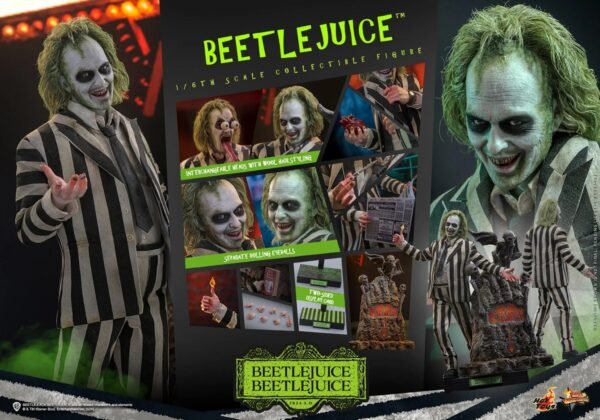 2024 Hot Toys Beetlejuice Sixth Scale Figure - Image 10