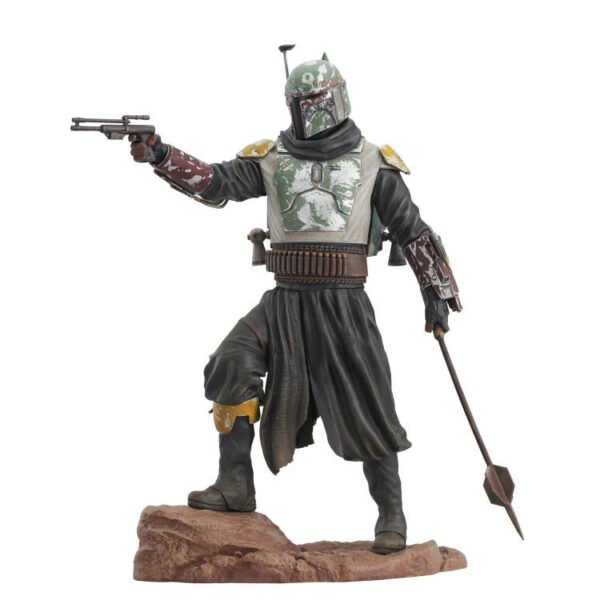 Diamond Select Star Wars: The Mandalorian Boba Fett Milestones 1:6 Scale Statue - Image 3