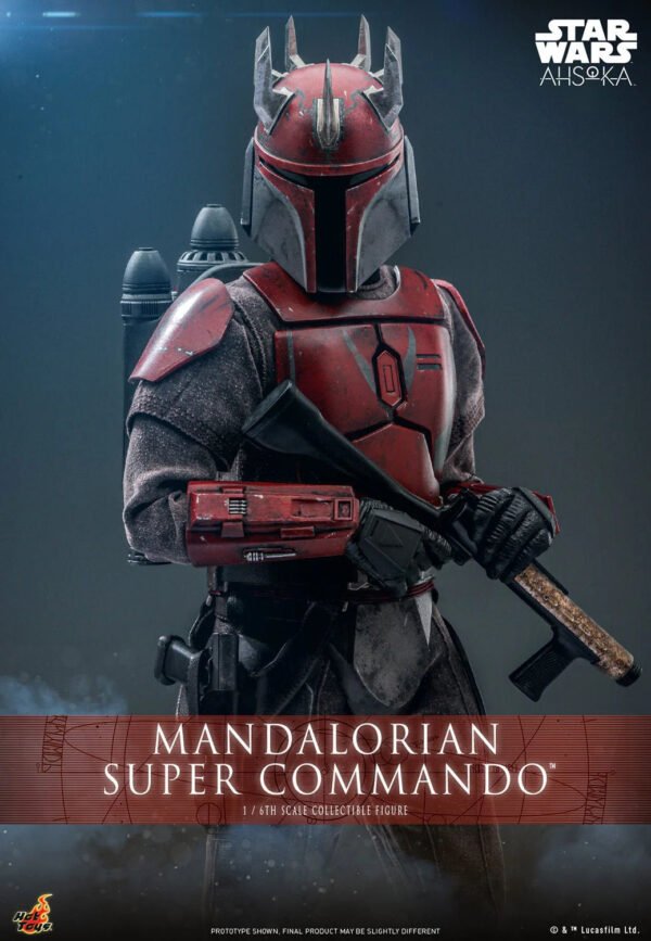 2024 Hot Toys Star Wars: The Clone Wars Mandalorian Super Commando Sixth Scale Figure - Image 5