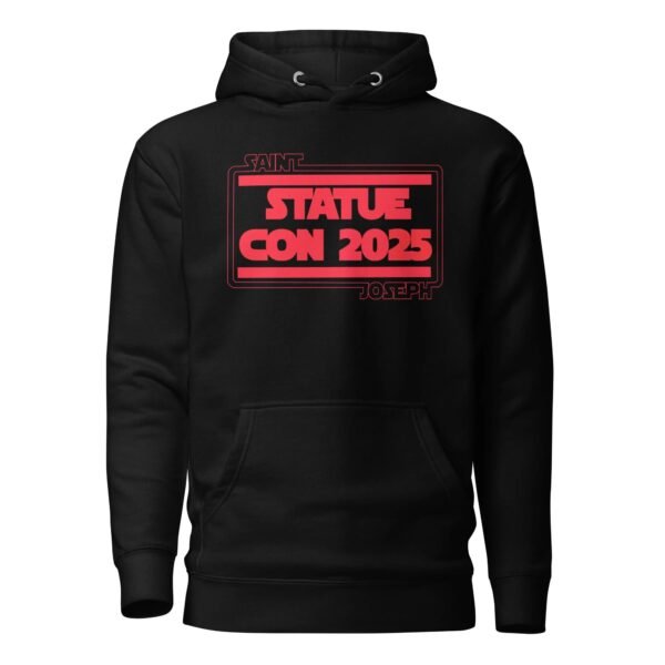STATUECON 2025 RED Unisex Hoodie - Image 3