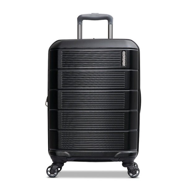 American Tourister – Stratum 2.0 22′′ Spinner Expandable Carry-On Suitcase – Jet Black - Image 3