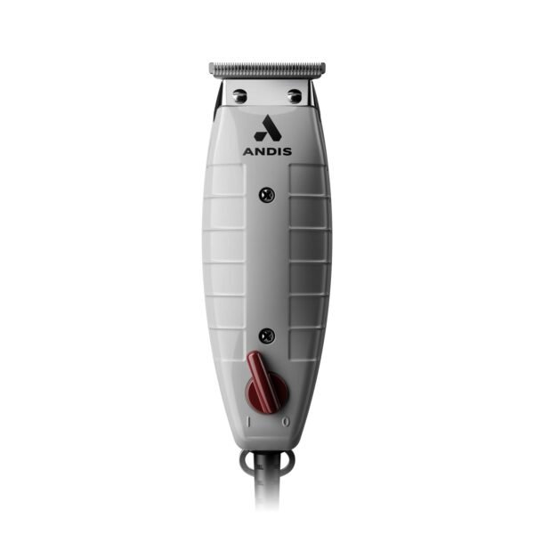 Andis 04780 Professional T-Outliner Beard & Hair Trimmer for Men with Carbon Steel T-Blade  Bump Free Technology – Corded Electric Beard Trimmer  GTO  Grey