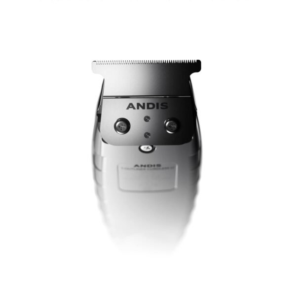 Andis 74055 Professional Corded/Cordless Hair & Beard Trimmer  Zero Gapped  Close Cutting Carbon Steel T-Outliner Blade  Grey - Image 7