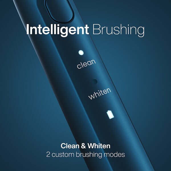 AquaSonic – Icon –  Ultra-Slim Electric Toothbrush with Travel Case, Magnetic Holder, Battery Operated – Navy - Image 5