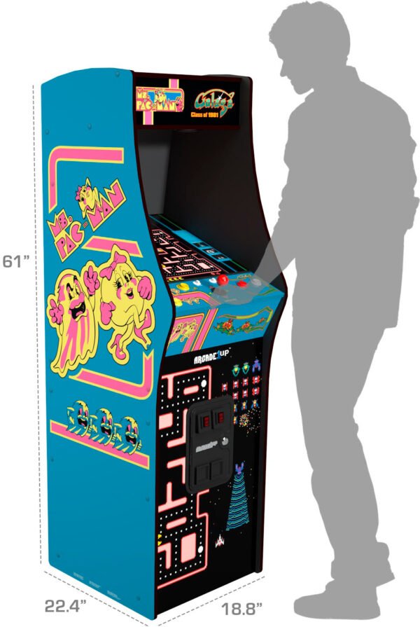 Arcade1Up – Class of 81′ Deluxe Arcade Game – Blue - Image 11