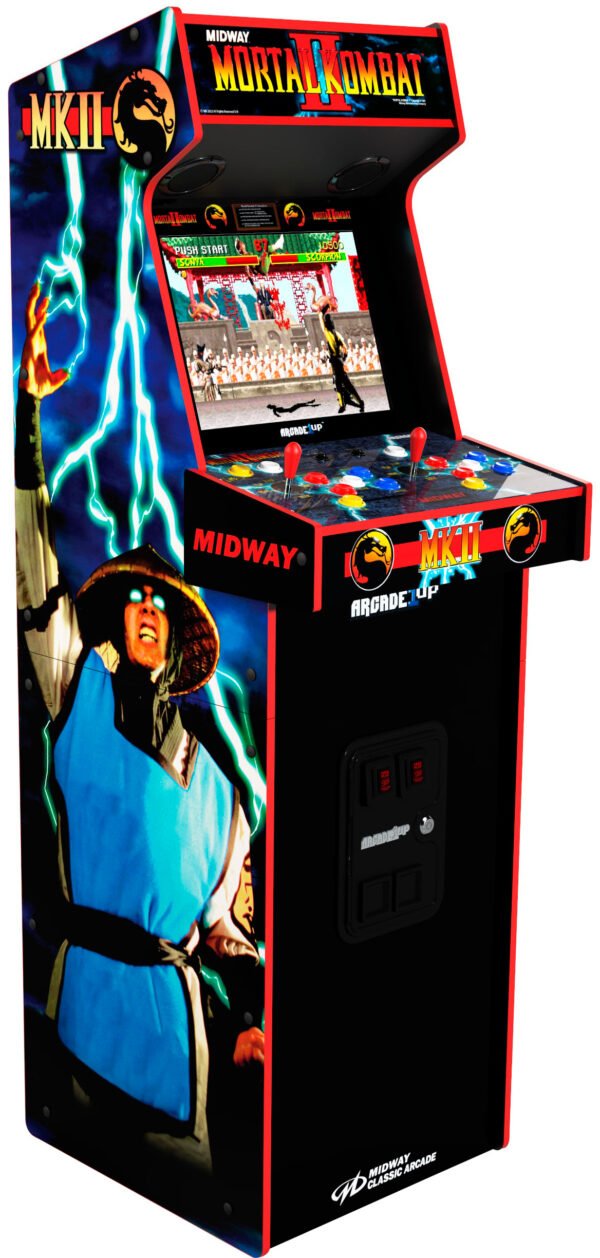 Arcade1Up – Mortal Kombat II Deluxe Arcade Game – Black