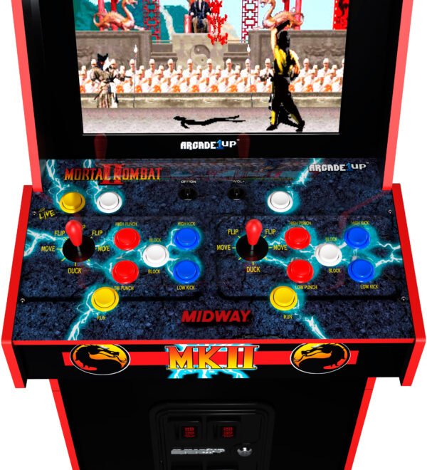 Arcade1Up – Mortal Kombat II Deluxe Arcade Game – Black - Image 3