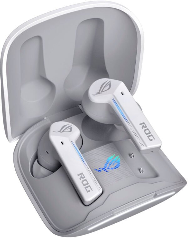 ASUS – ROG CETRA True Wireless In-Ear Gaming Earbuds – White - Image 7
