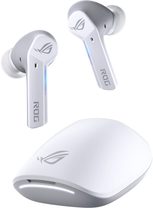 ASUS – ROG CETRA True Wireless In-Ear Gaming Earbuds – White - Image 3