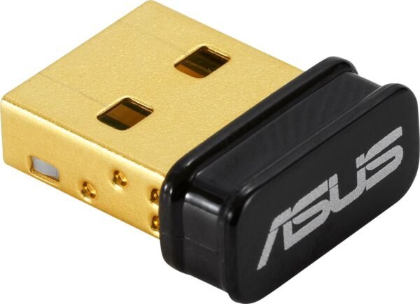 ASUS – USBBT500 Bluetooth Smart Ready USB adapter – Black