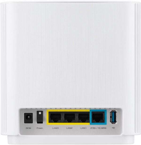 ASUS – ZenWiFi XT9 AX7800 Wi-Fi 6 Tri-band Mesh Router – White - Image 5