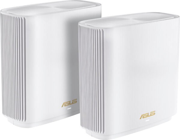 ASUS – ZenWiFi XT9 AX7800 Wi-Fi 6 Tri-band Mesh Router – White