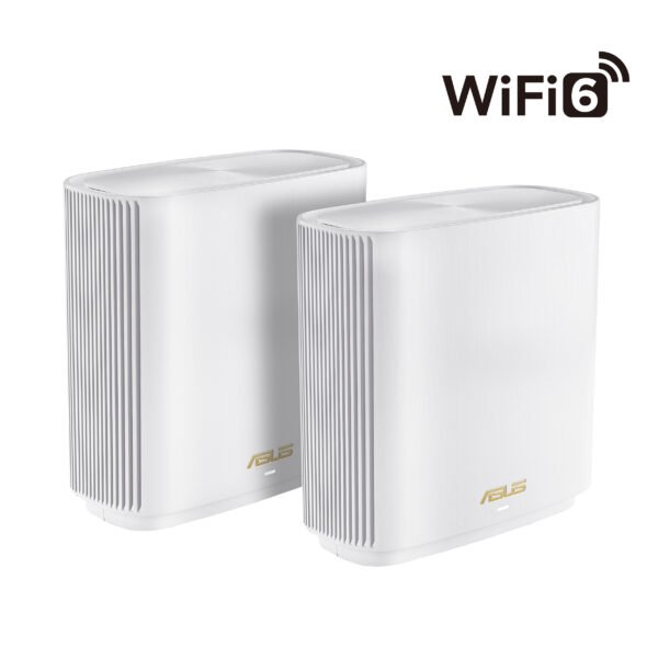 ASUS – ZenWiFi XT9 AX7800 Wi-Fi 6 Tri-band Mesh Router – White - Image 7