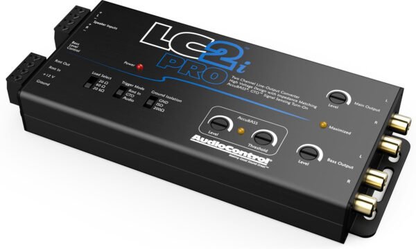 AudioControl – 2-Channel Active Line Output Converter with AccuBASS and Subwoofer Control – Black - Image 4