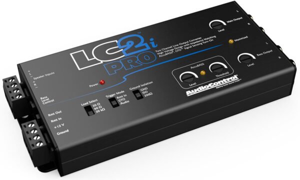 AudioControl – 2-Channel Active Line Output Converter with AccuBASS and Subwoofer Control – Black - Image 6