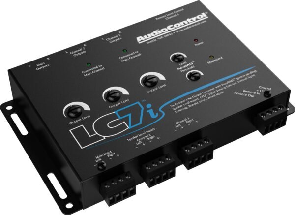 AudioControl – 6-Channel Active Line Output Converter with AccuBASS – Black - Image 3