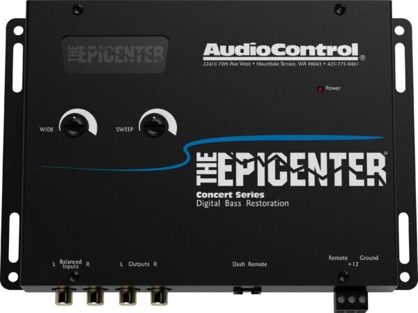AudioControl – The Epicenter Concert Series Digital Bass Restoration Processor – Black
