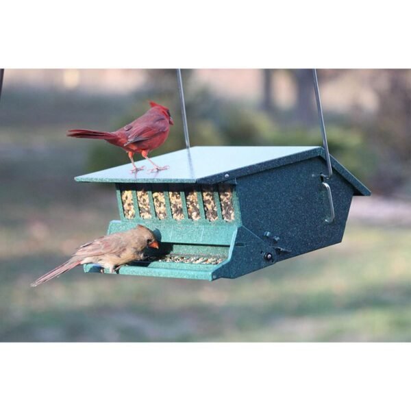 Audubon (#7511I) Bird’s Delight Squirrel Resistant Bird Feeder, 5 Gallon ?Green - Image 5